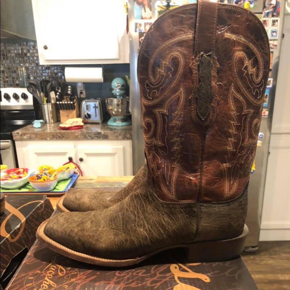 Men’s Lucchese Hippo Boots Size 12D